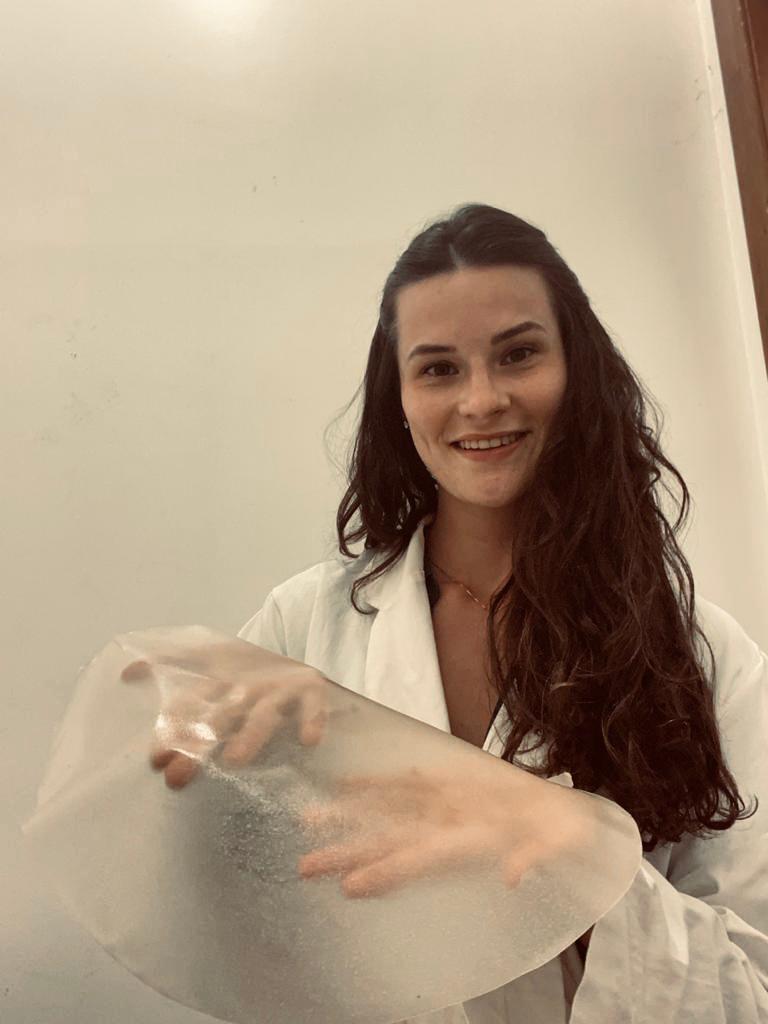 Biofilme de erva-mate desenvolvido na FURB