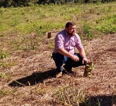 agrônomo do escritório municipal de Palmeira das Missões, Felipe Lorensini